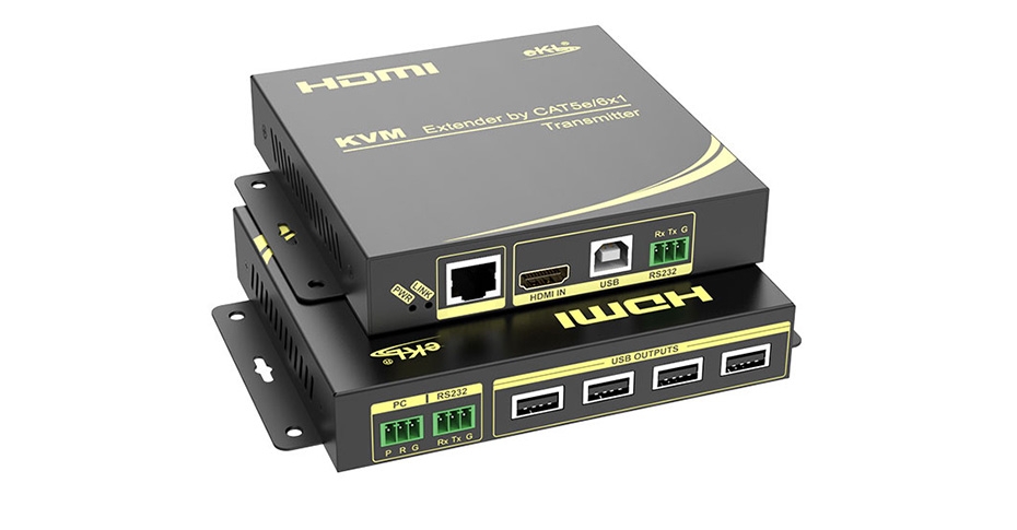 网吧集中管理主机解决方案：HDMI KVM网络延长器